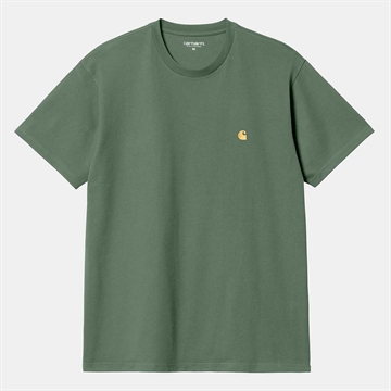 Carhartt WIP T-shirt s/s Chase Duck Green / Gold